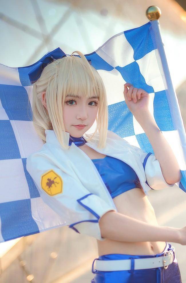阿尔托莉雅 赛车服cosplay Cn：泡泡(图3)