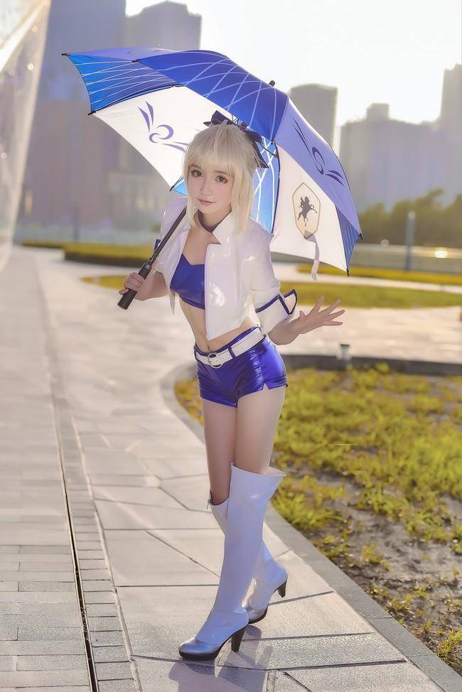 阿尔托莉雅 赛车服cosplay Cn：泡泡(图6)