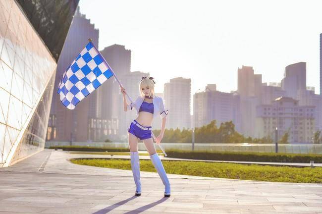 阿尔托莉雅 赛车服cosplay Cn：泡泡(图9)