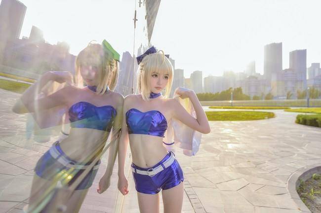阿尔托莉雅 赛车服cosplay Cn：泡泡(图8)