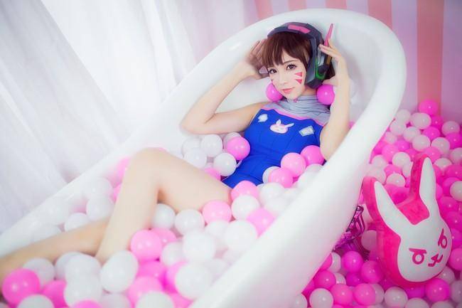 D.Va泳装 Cn：赤月(图9)