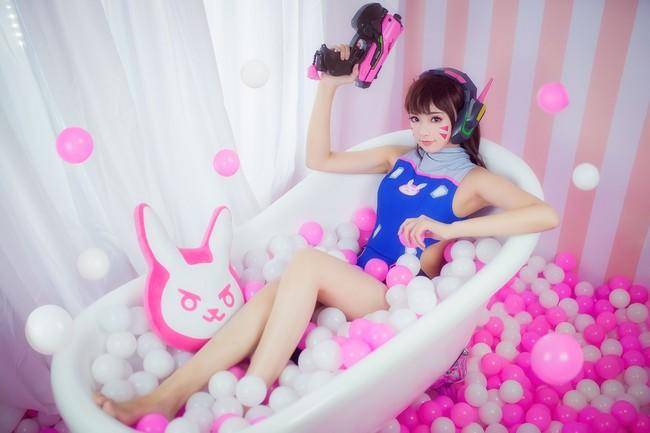 D.Va泳装 Cn：赤月(图6)