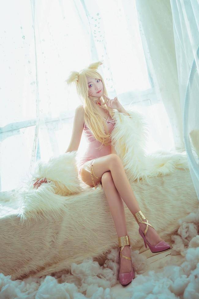 英雄联盟阿狸cosplay Cn：阿八八八w(图4)