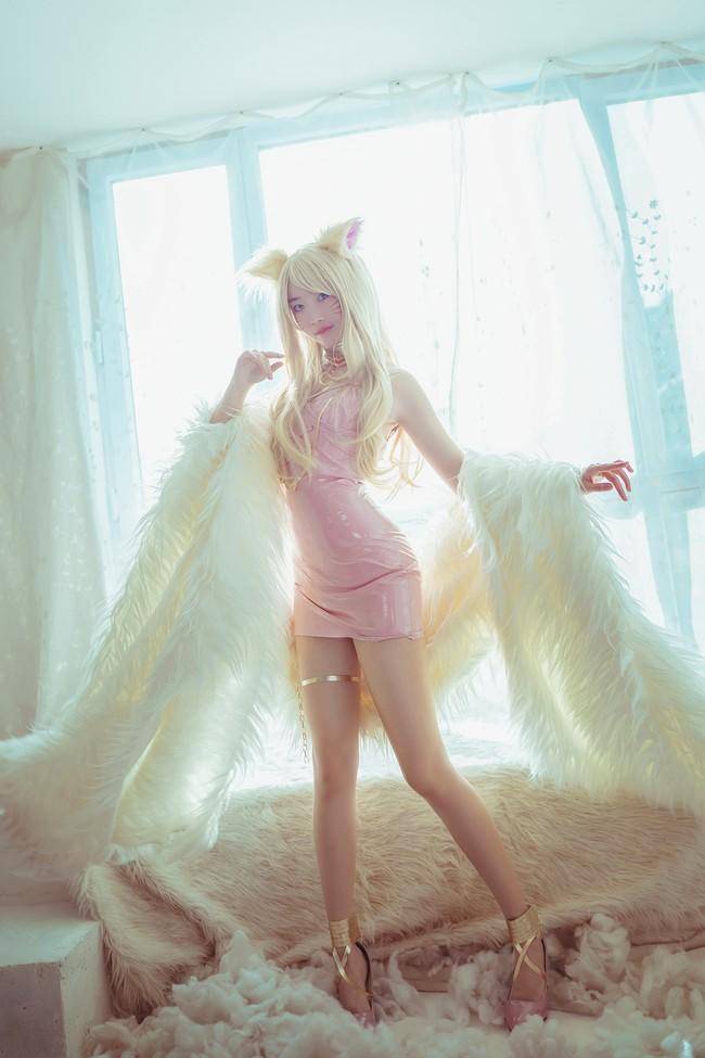 英雄联盟阿狸cosplay Cn：阿八八八w(图5)
