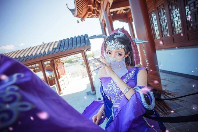 剑网3破虏毒姐cosplay Cn：阿八八八w(图2)
