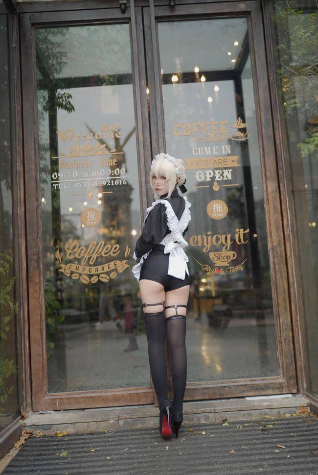 迷之女主角X女仆绝对领域 Cn：coser衣衣(图5)