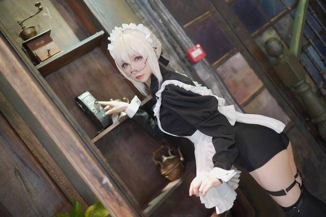 迷之女主角X女仆绝对领域 Cn：coser衣衣(图9)