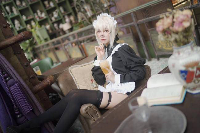迷之女主角X女仆绝对领域 Cn：coser衣衣(图7)