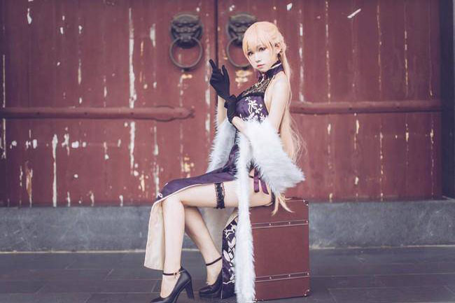 少女前线 紫雨心cosplay Cn：coser衣衣(图3)