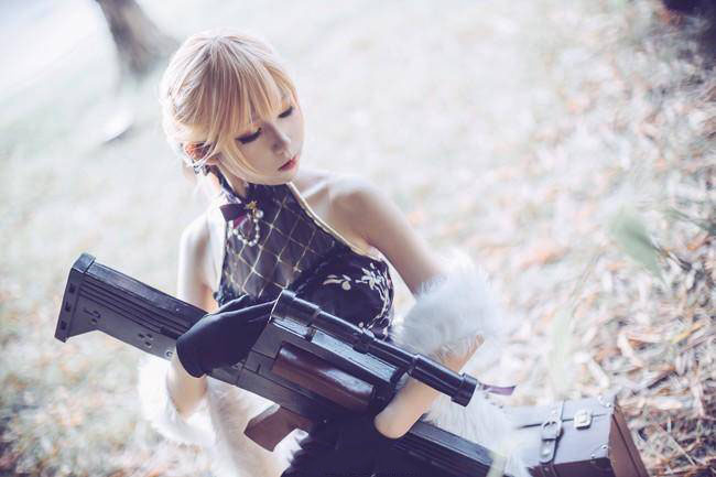 少女前线 紫雨心cosplay Cn：coser衣衣(图4)