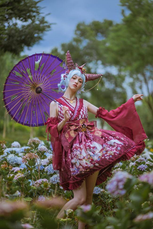 仙鹤报恩 LOLITA @大菠萝_qq (图6)