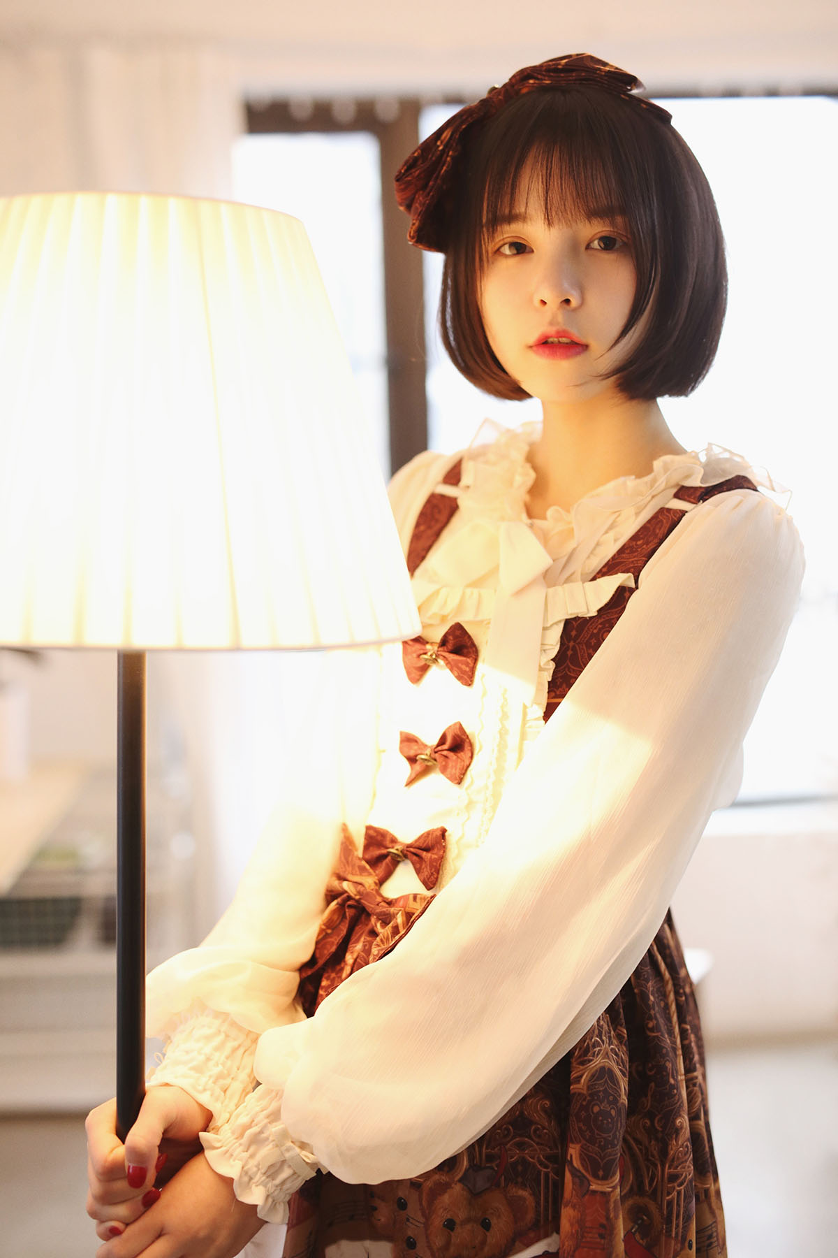 可爱的白丝美少女萌妹 @雨一颗(图5)