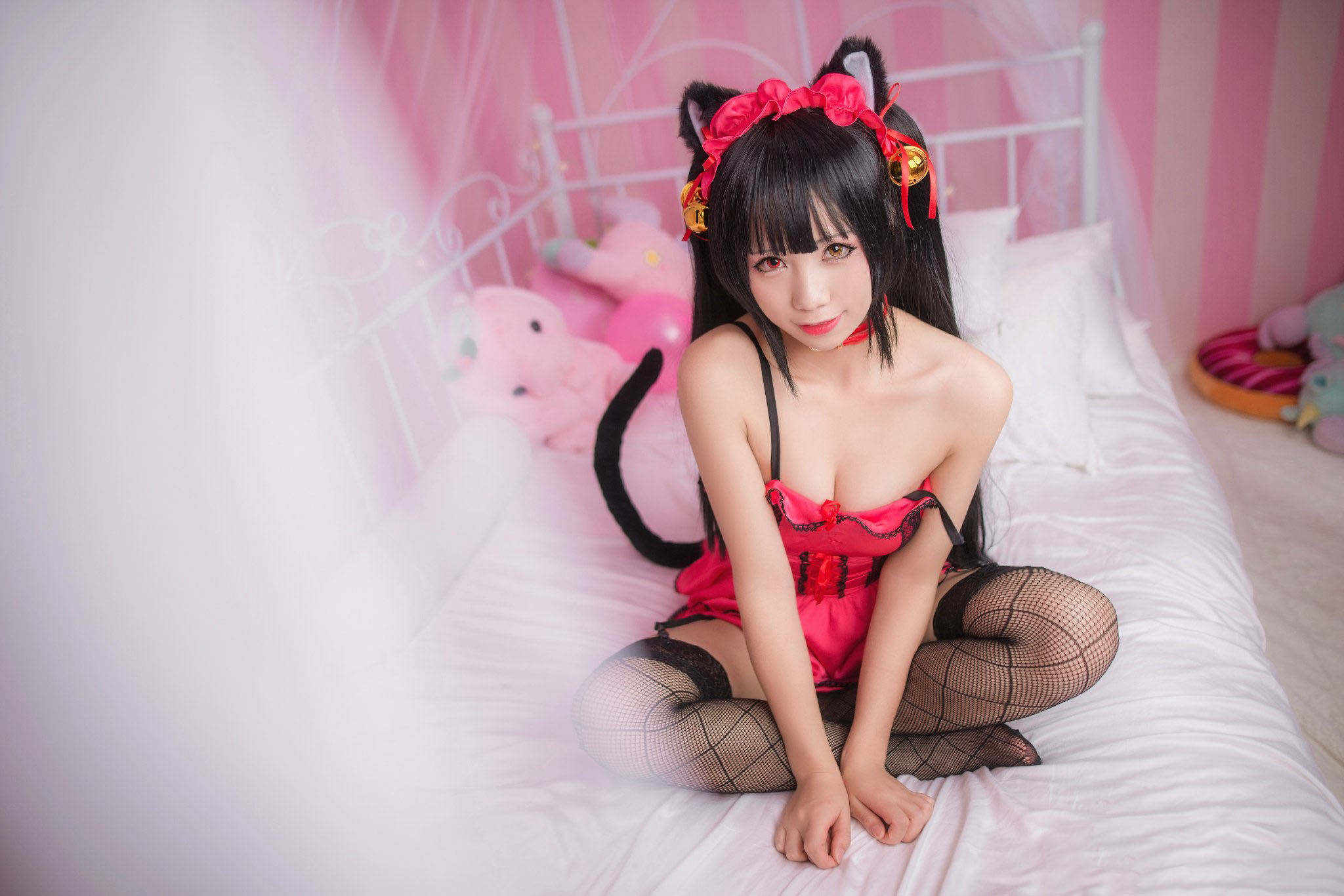 喵女郎 猫性少女 吊带袜黑丝(图7)