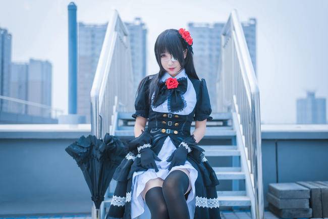 时崎狂三cosplay，出境人：季玖(图9)