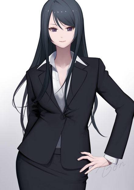 二次元黑丝火辣性格女教师(图11)