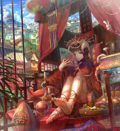 元宵特辑 二次元妹子美图赏析(图7)
