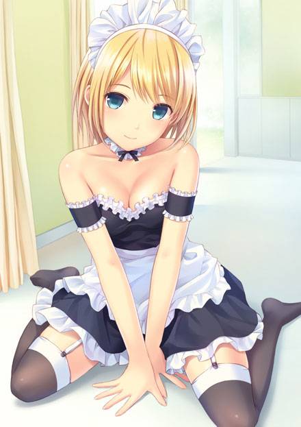 二次元女仆装美少女图集(图1)