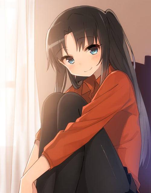 慵懒的动漫美少女双马尾萌妹纸(图2)