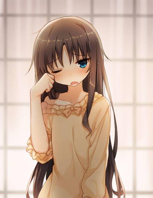 慵懒的动漫美少女双马尾萌妹纸(图3)