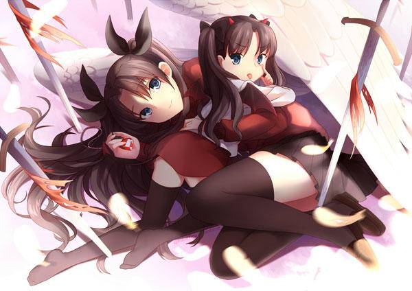 慵懒的动漫美少女双马尾萌妹纸(图11)
