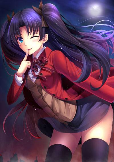 动漫双马尾美少女(图1)