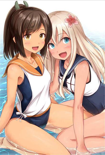 动漫美少女百合图片-蕾丝图(图2)