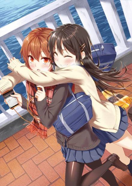 动漫美少女百合图片-蕾丝图(图3)