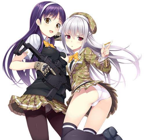 动漫美少女百合图片-蕾丝图(图8)