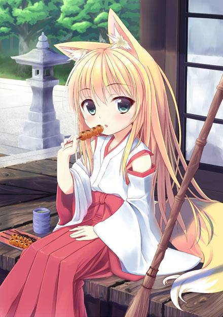 吃东西的Cos部落美少女(图6)