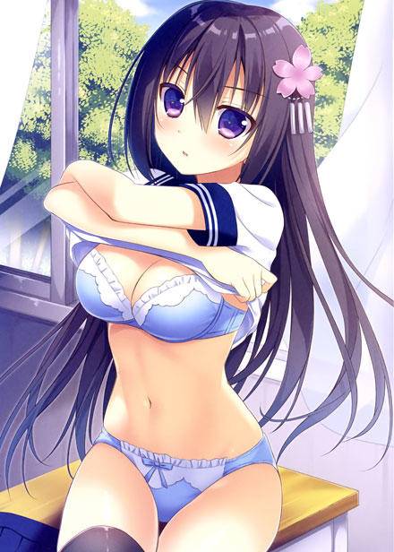 动漫美少女更衣图(图1)