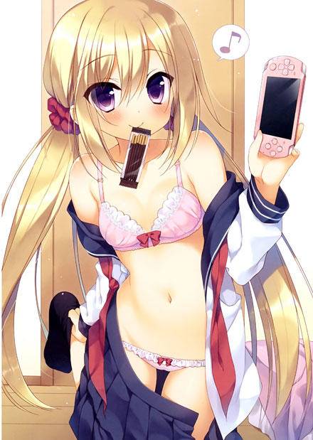 动漫美少女更衣图(图4)