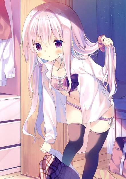动漫美少女更衣图(图6)
