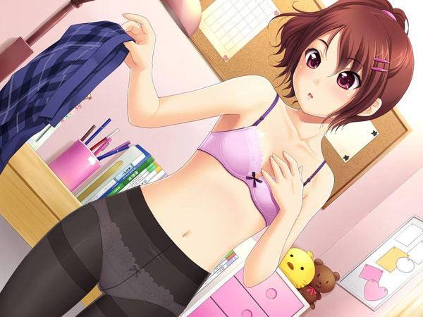 动漫美少女更衣图(图7)
