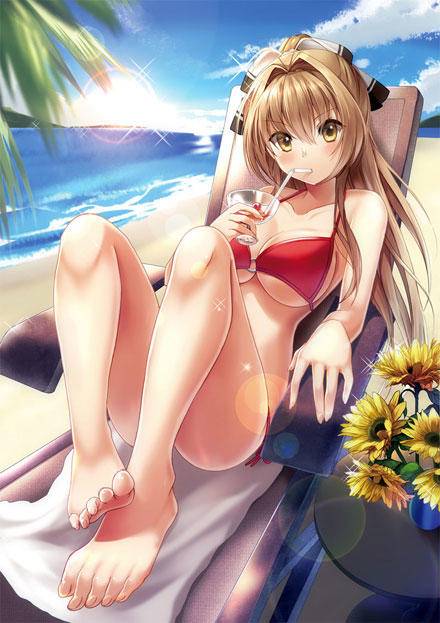 二次元动漫美少女美足图片(图7)
