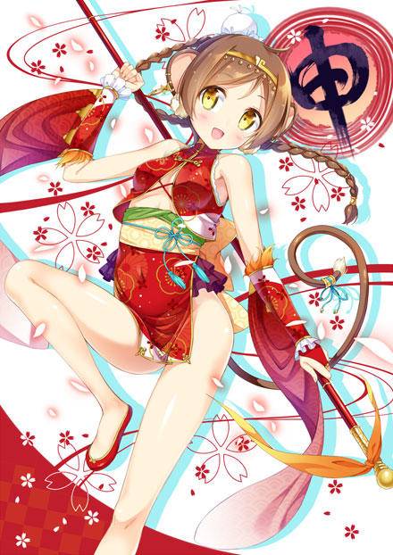 动漫美少女拜年图(图6)
