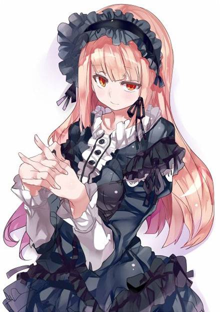 二次元哥特萝莉塔风少女图片(图2)