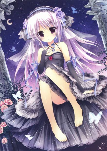 二次元哥特萝莉塔风少女图片(图3)