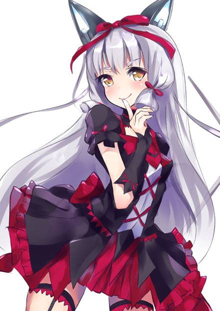 二次元哥特萝莉塔风少女图片(图6)