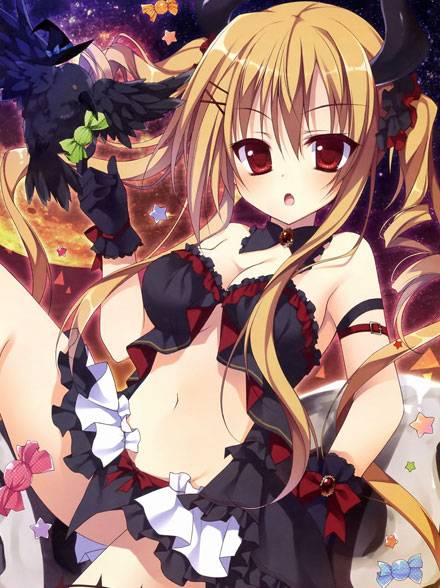 二次元哥特萝莉塔风少女图片(图10)