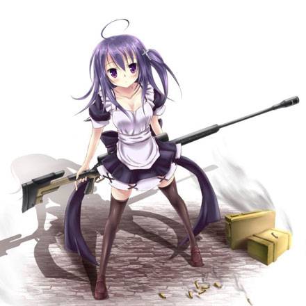 帅气枪械美少女美图(图3)