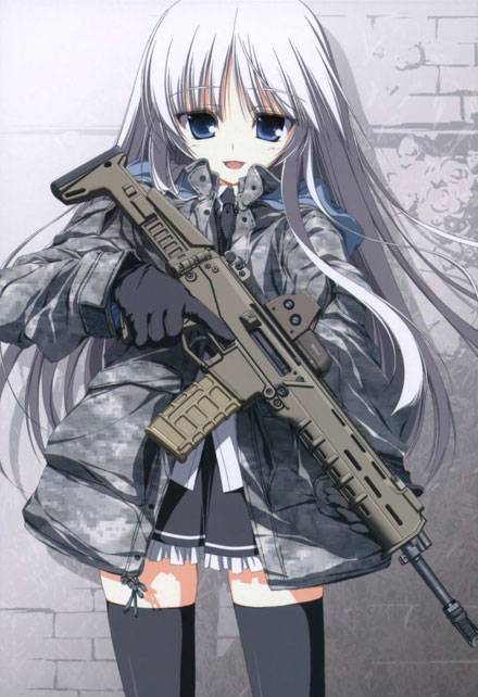 帅气枪械美少女美图(图8)