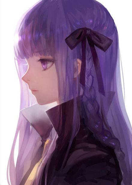 神秘紫发美少女雾切响子图片写真(图6)