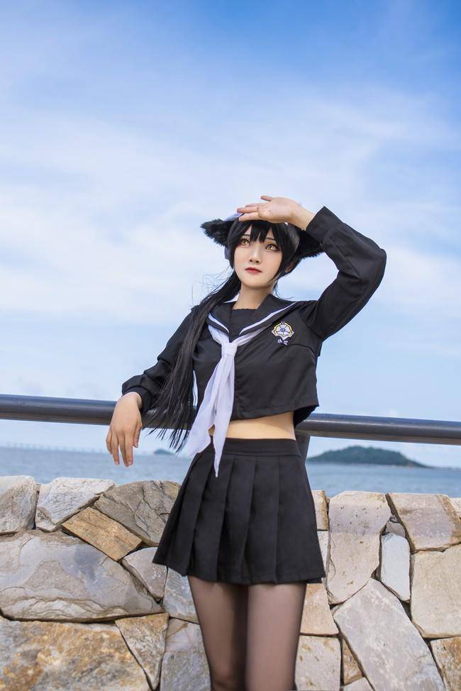 碧蓝航线 高雄獒cos Cn：戯言呱呱(图2)