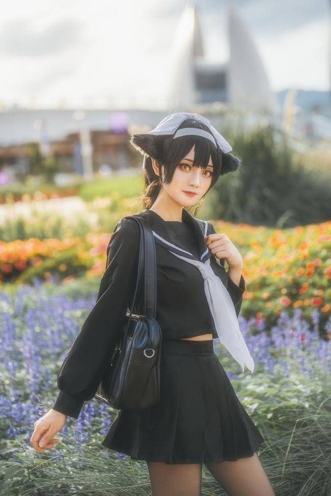碧蓝航线 高雄獒cos Cn：戯言呱呱(图4)