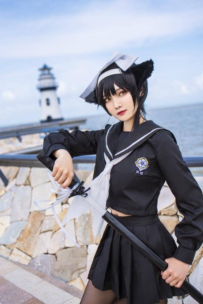 碧蓝航线 高雄獒cos Cn：戯言呱呱(图3)
