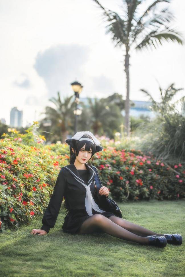 碧蓝航线 高雄獒cos Cn：戯言呱呱(图8)