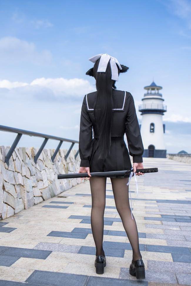 碧蓝航线 高雄獒cos Cn：戯言呱呱(图7)