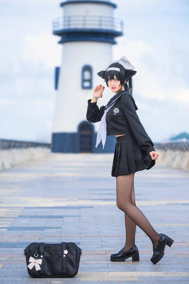 碧蓝航线 高雄獒cos Cn：戯言呱呱(图9)