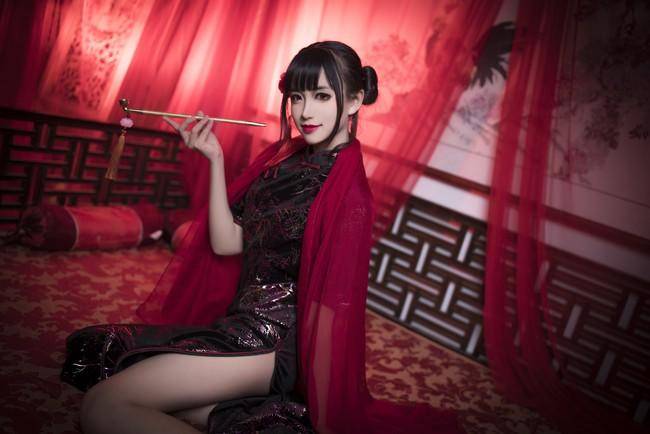黑塔利亚 王秋雁cosplay Cn：酒心绵糖(图3)