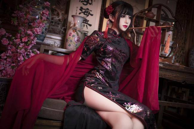 黑塔利亚 王秋雁cosplay Cn：酒心绵糖(图2)